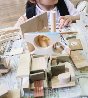 創作キット 定期便 使用している様子