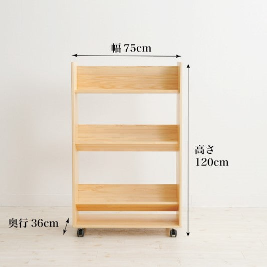 図書館の絵本ラック