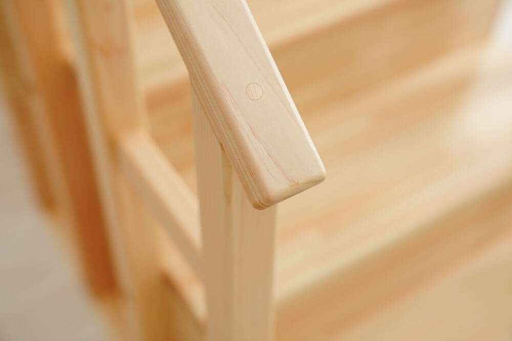 木製室内遊具階段滑り台