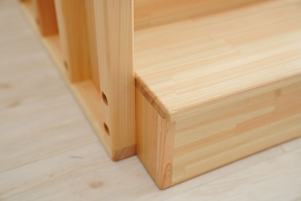 木製室内遊具階段滑り台