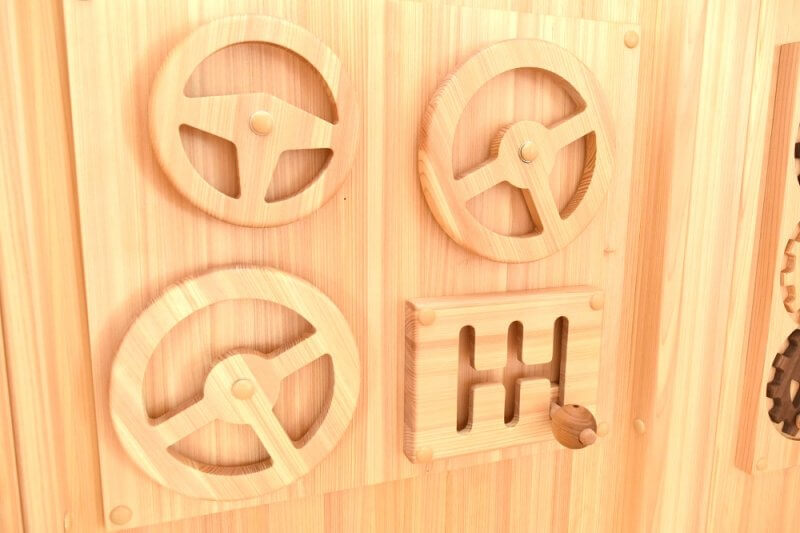 木製室内遊具アスレチック滑り台